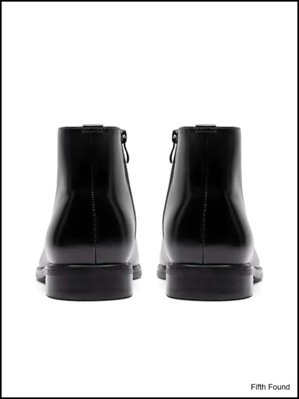 Men's Chelsea Boots Side Zip Ankle Dress Boots Faux Leather